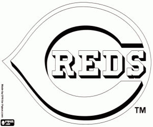Pintar Logo de Cincinnati Reds