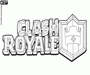 Pintar Logo de Clash Royale, videojoc