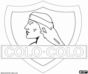 Pintar Logo de Colo-Colo