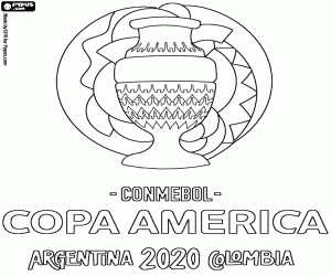 Pintar Logo de la Copa Amèrica 2020-2021