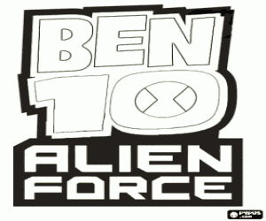 Pintar Logo de Ben 10 Alien Force