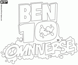 Pintar Logo de Ben 10 Omniverse