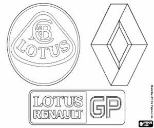 Pintar Logo de Lotus Renault GP