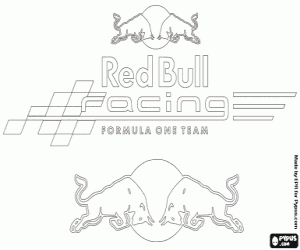Pintar Logo de Red Bull Racing