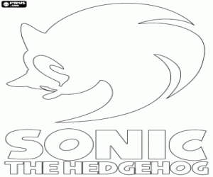 Pintar Logo de Sonic The Hedgehog