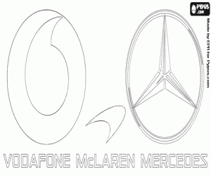 Pintar Logo de Vodafone McLaren Mercedes