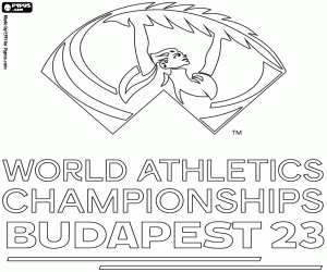 Pintar Logo del Campionat del Món d'atletisme 2023