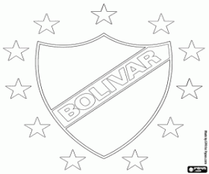 Pintar Logo del Club Bolívar
