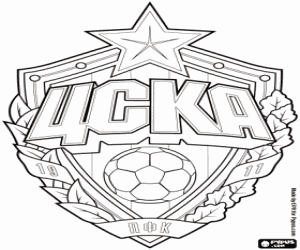 Pintar Logo del CSKA de Moscou