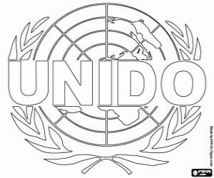 Pintar Logo del desenvolupament Industrial de l'ONU