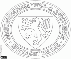 Pintar Logo del Eintracht Braunschweig