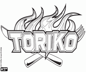 Pintar Logo del manga i anime Toriko