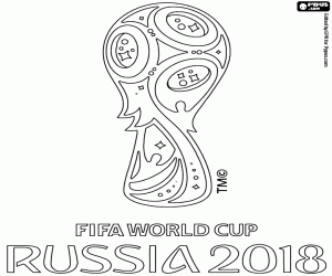 Pintar Logo del Mundial FIFA de Rússia 2018