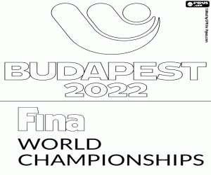 Pintar Logo del Mundial de Natació Budapest 2022