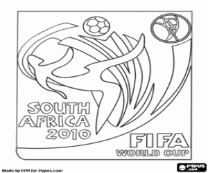 Pintar Logo del Mundial de Sudàfrica FIFA 2010