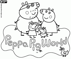 Pintar Logo del parc Peppa Pig World