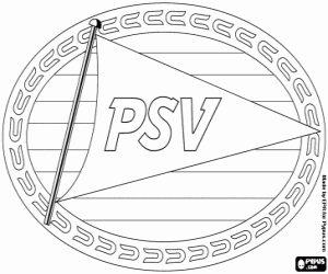 Pintar Logo del PSV Eindhoven
