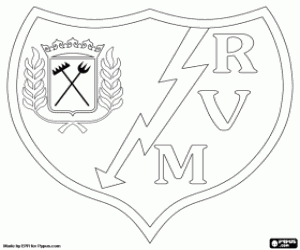 Pintar Logo del Rayo Vallecano