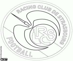 Pintar Logo del RC Strasbourg