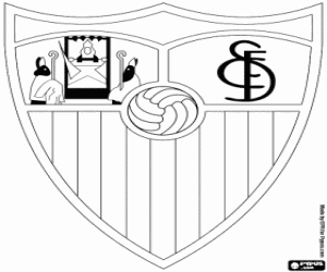 Pintar Logo del Sevilla FC