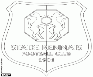 Pintar Logo del Stade Rennais FC