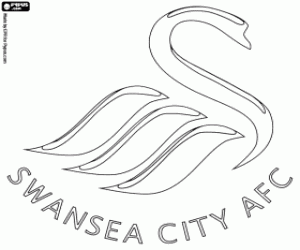 Pintar Logo del Swansea City