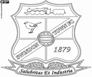Pintar Logo del Swindon Town FC