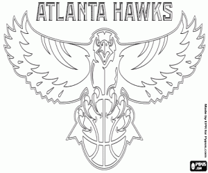 Pintar Logo dels Atlanta Hawks