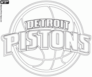 Pintar Logo dels Detroit Pistons