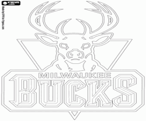 Pintar Logo dels Milwaukee Bucks