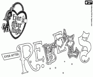 Pintar Logo dels Rebels, Ever After High