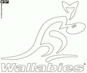 Pintar Logo dels Wallabies
