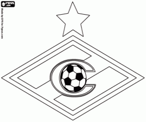 Pintar Logo de FC Spartak Moscou