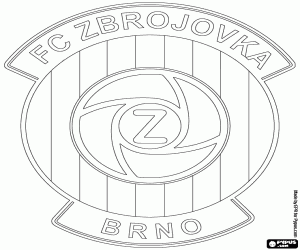 Pintar Logo de FC Zbrojovka Brno