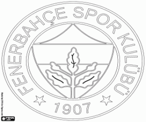 Pintar Logo de Fenerbahçe