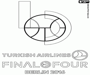 Pintar Logo Final Four Euroleague Berlín 2016