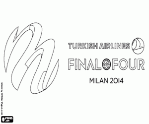 Pintar Logo de Final Four Milan 2014