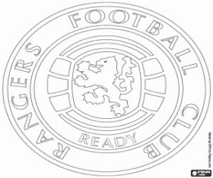 Pintar Logo de Glasgow Rangers