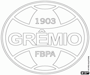 Pintar Logo de Gremio de Porto Alegre