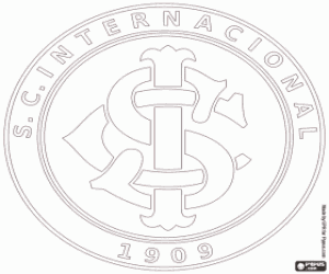 Pintar Logo de Internacional de Porto Alegre