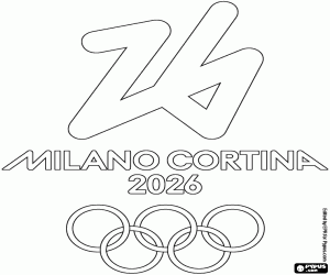 Pintar Logo Jocs Olímpics Hivern Milà-Cortina 2026