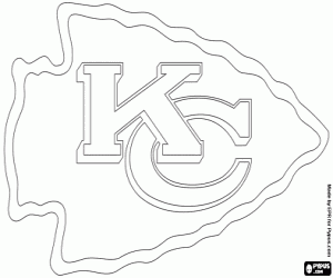 Pintar Logo de Kansas City Chiefs