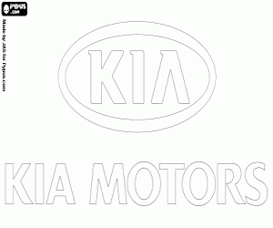 Pintar Logo KIA Motors