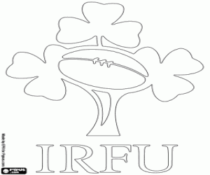 Pintar Logo de l'equip de rugbi d'Irlanda