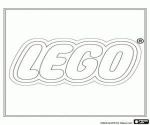 Pintar Logo de Lego, joguines de construcció