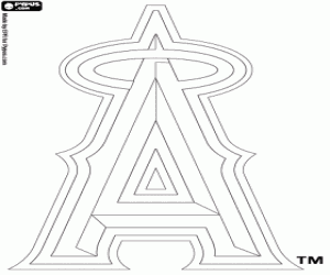 Pintar Logo de Los Angeles Angels de Anaheim