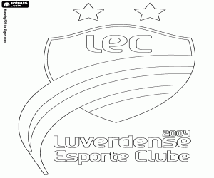 Pintar Logo de Luverdense EC