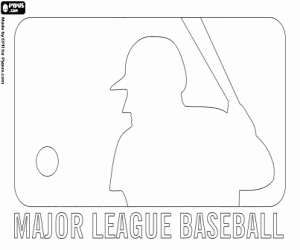Pintar Logo de la Major League Baseball