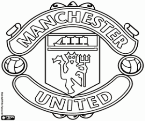 Pintar Logo de Manchester United