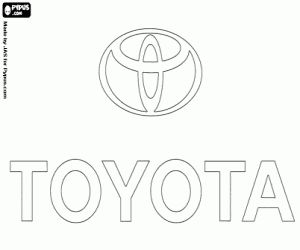 Pintar Logo de la marca Toyota
